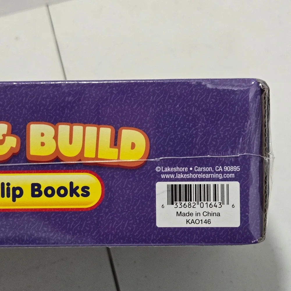 Lakeshore Stack & Build Phonics Flip Books TT331 Grades K-2 Learning Toy NEW